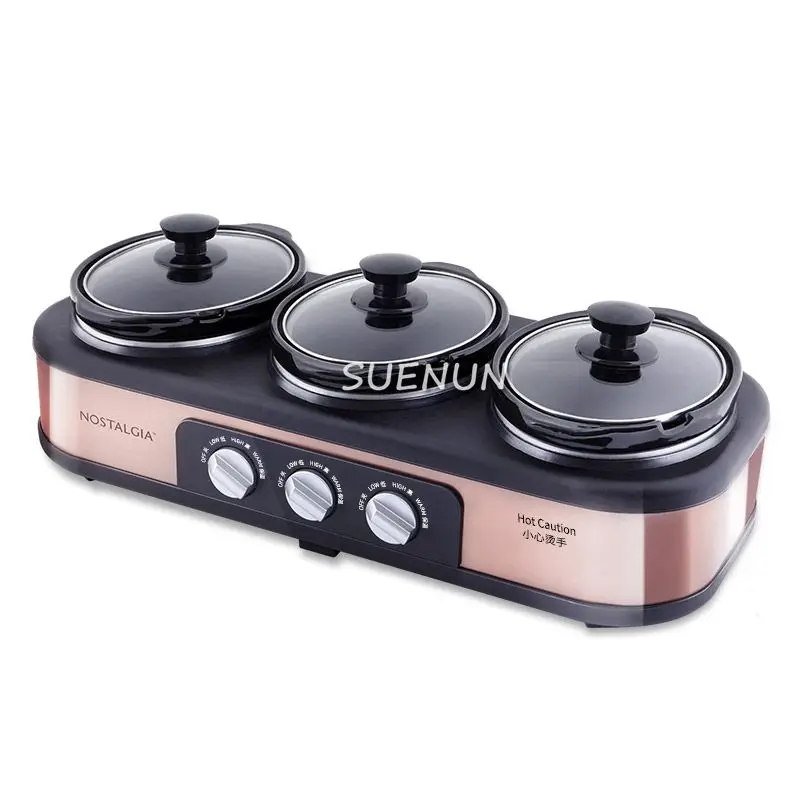 المنزلية التلقائي بطيئة طباخ الحساء الصحية وعاء خزفي عش الطيور فصل المياه وعاء وعاء كونجي