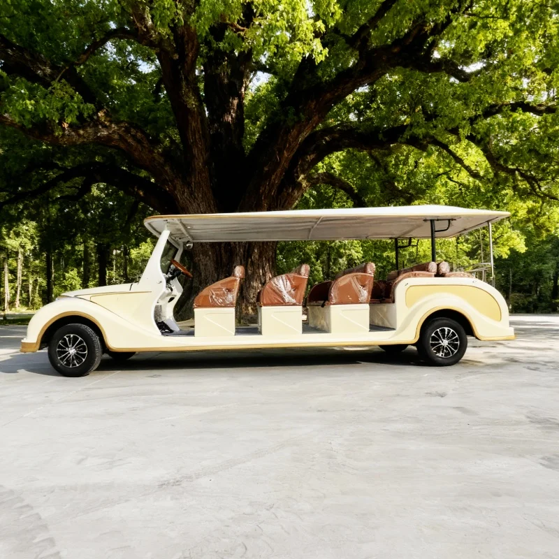 سيارة كلاسيكية فاخرة بتصميم جديد بسعر المصنع، مقاومة للماء، شمس 5 8 مقاعد، بطارية ليثيوم 72 فولت، سيارة كلاسيكية كهربائية عتيقة