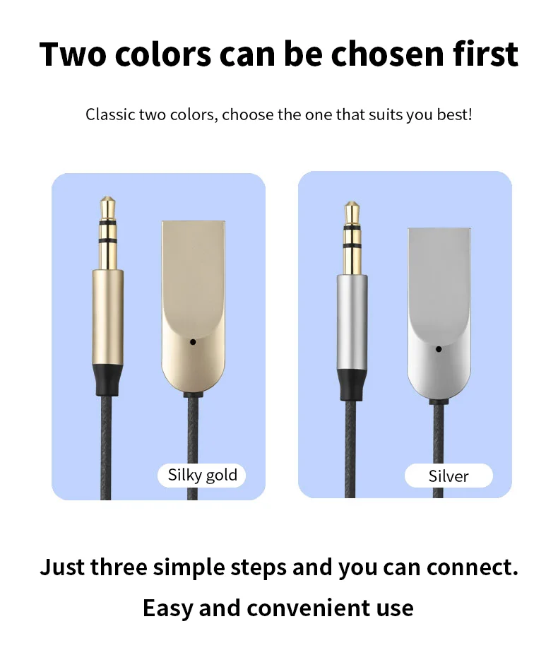 10PCS AUX Car Bluetooth Receiver 5.4 Bluetooth Adapter Converter 3.5mm Car Audio Transmitter