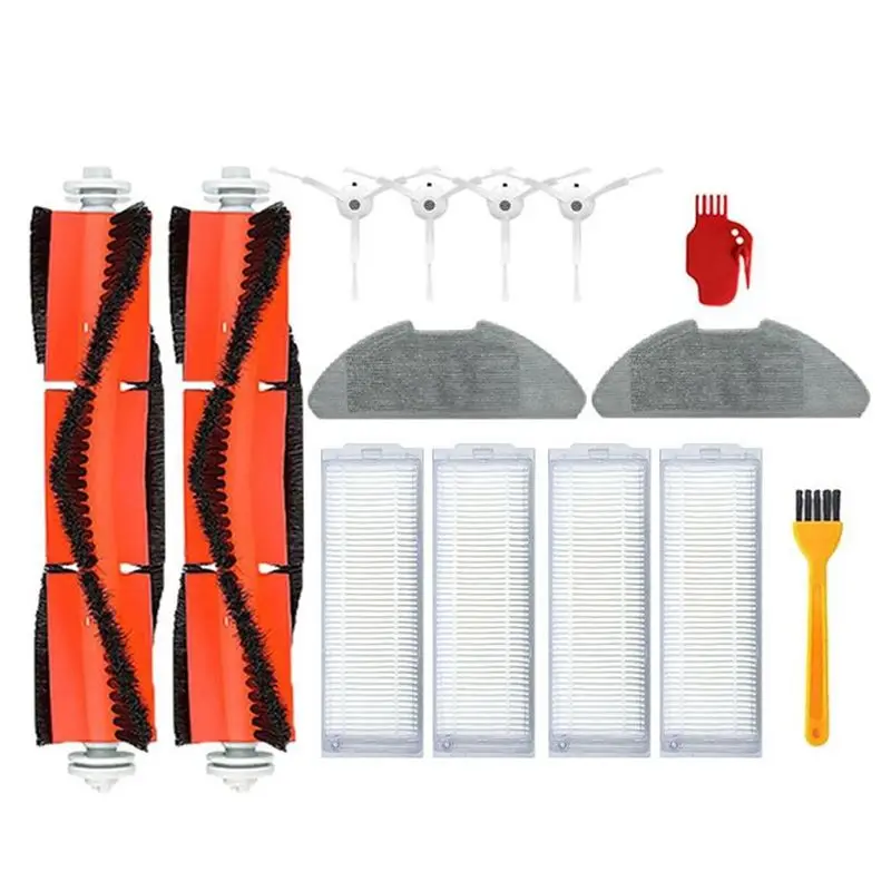

A20F - Аксессуары для робота-пылесоса Xiaomi Mop 2 Pro / Mop 2 Lite / MJST1SHW / MJSTL: HEPA-фильтр, салфетка для влажной уборки, основная и боковые щетки