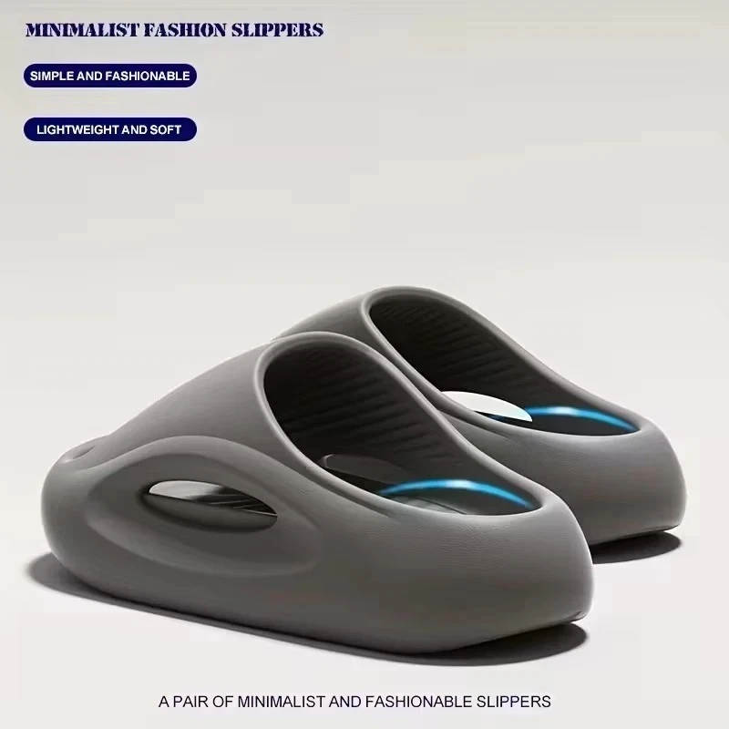 Men EVA Slides Summer Thick Sole Anti Slip Deodorant Platform Slippers Outdoor Casual Sport Shower cloud Soft mute Beach Shoes