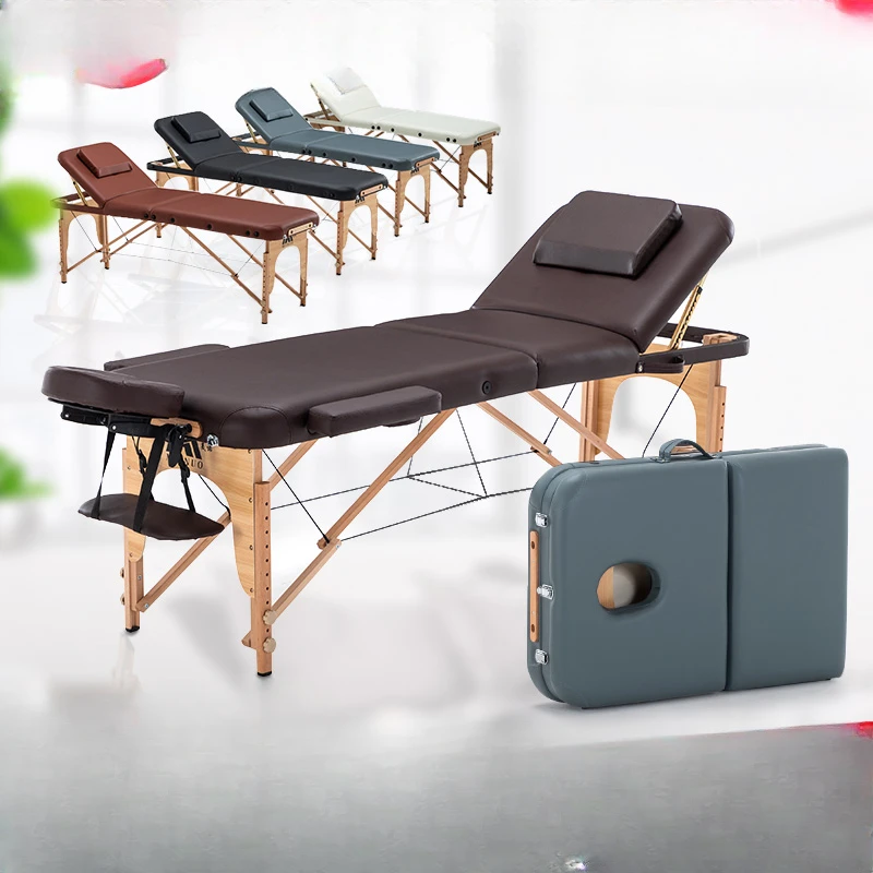 

Folding massage bed massage portable household hand-held needle moxibustion physiotherapy beauty bed tattoo bed