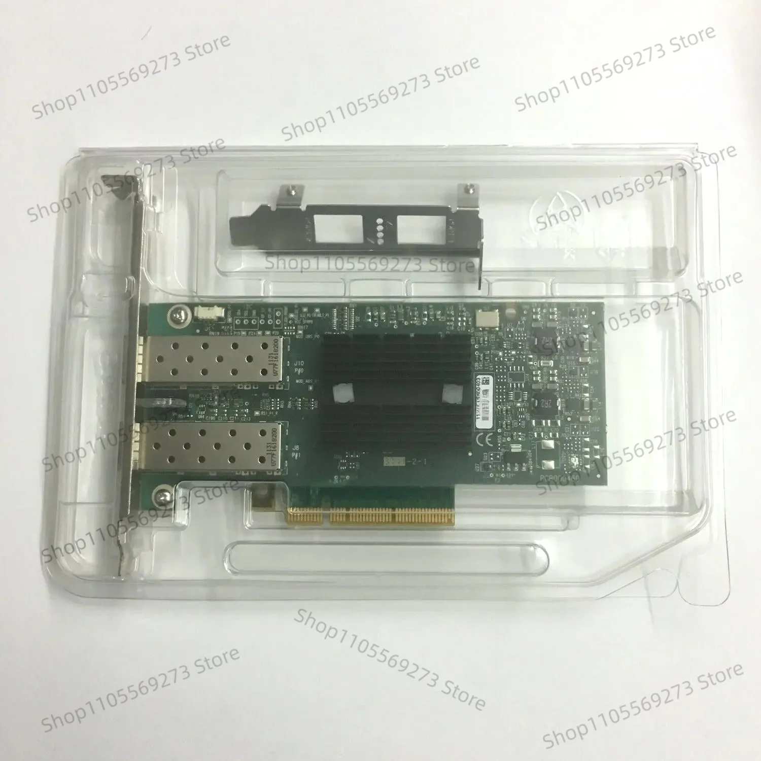 Dual Port SFP+ PCIE Network Card High Speed Server Data Transmission Adapter