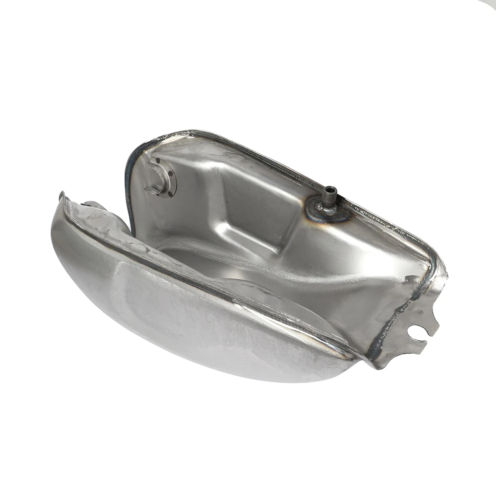 9L Universal Unpainted Motorcycle Gas Fuel Tank Oil Box Raw Bare Metal Cafe Racer Scrambler For CFMOTO Mandrill Acesssories