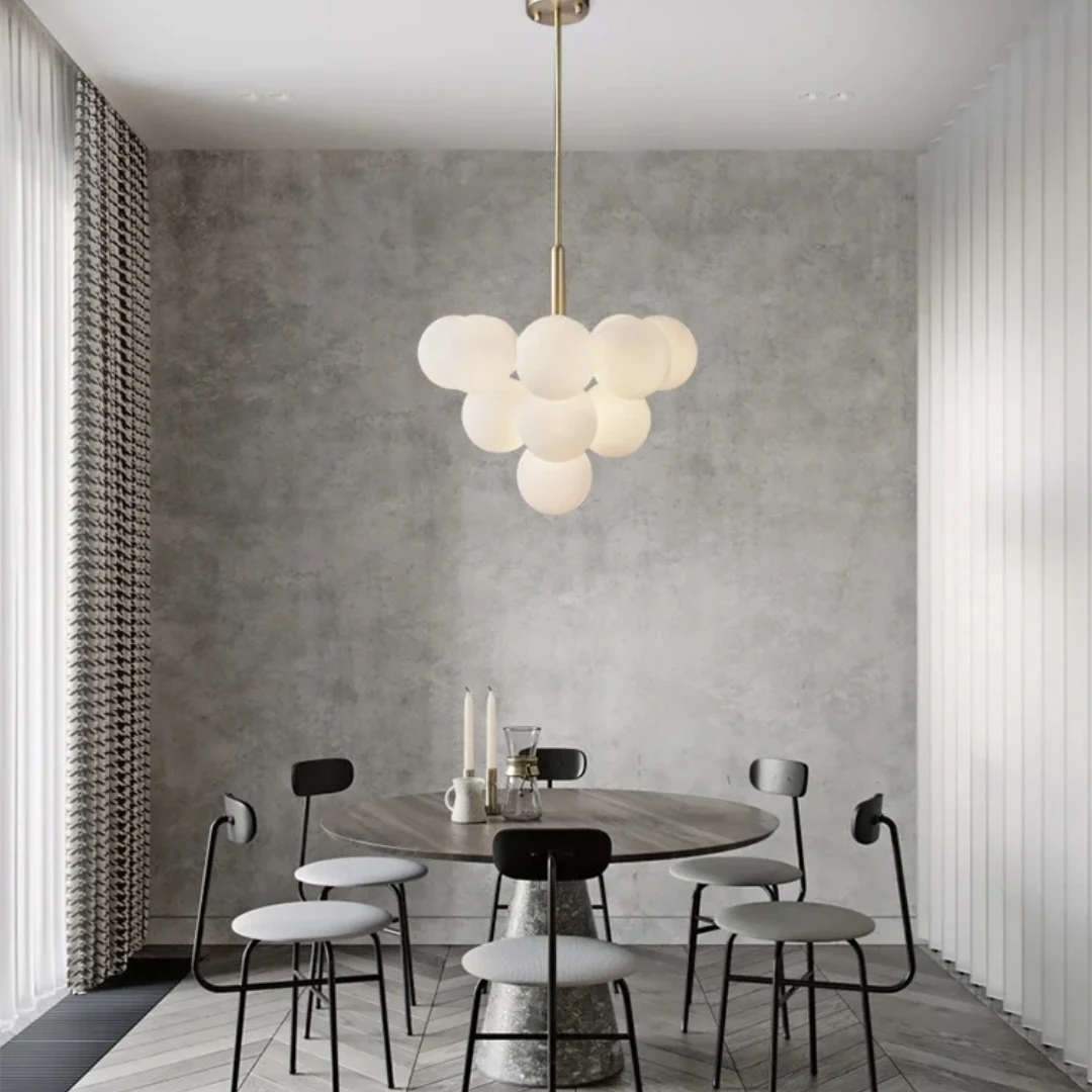 

Nordic design living room lamp after modern simple dining room study bedroom network red magic beans chandelier The Pendant lamp