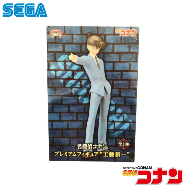 En Stock Sega Original Detective Conan Kudou Shinichi figura de acción modelo muñeca nuevos juguetes en caja modelo garaje coleccionable