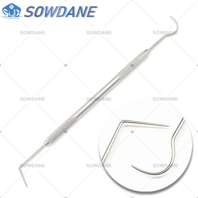 Sonda dentystyczna DG16, sonda periodontologiczna ze stali nierdzewnej, eksplorator, narzędzie endodontyczne dla dentysty — zdjęcie 6