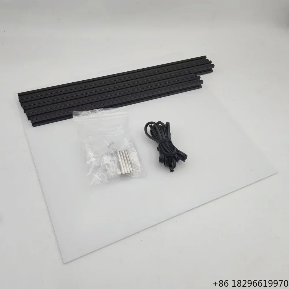 Voron2.4 250mm, 300mm and 350m Size Clack Refrigerator Door Kit with Panel (optional) for Clack Door 3d Printer Accessories