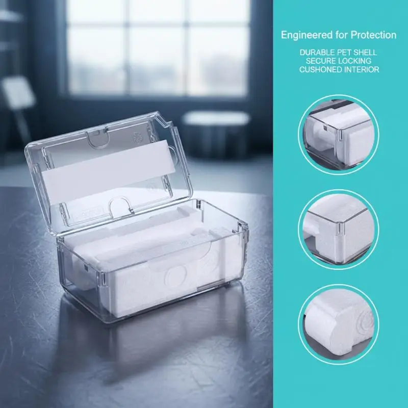 Transparent Vintage Single Watch Box for Men Universal Jewelry Storage Organizer Travel Display Case Home Use