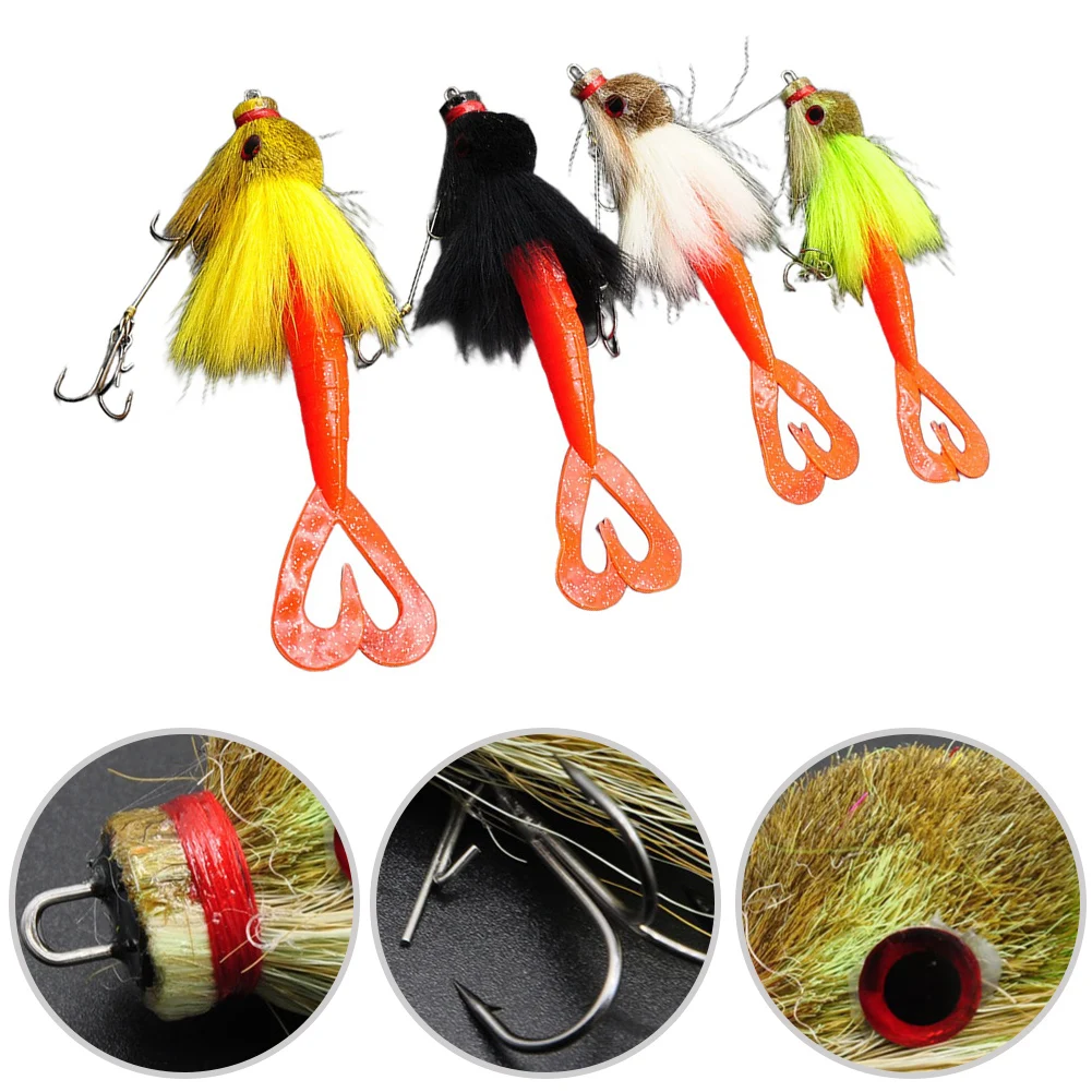 

1Pc 22cm/35g Artificial Fishing Bait Mouse Baby Swimbait Bucktail Mouse Lure Multi-Jointed Swimbait Lure Fishing Accessories