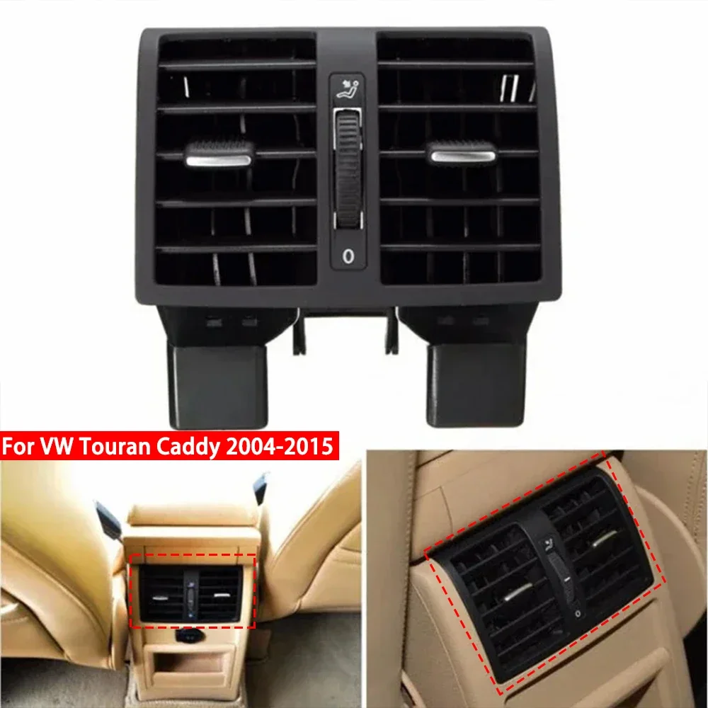 For VW Touran Caddy 2004-2015 1/2PCS Car Air Conditioning Rear Air Vent Conditioning A/C Air Vent Outlet 1TD819203 Car Parts