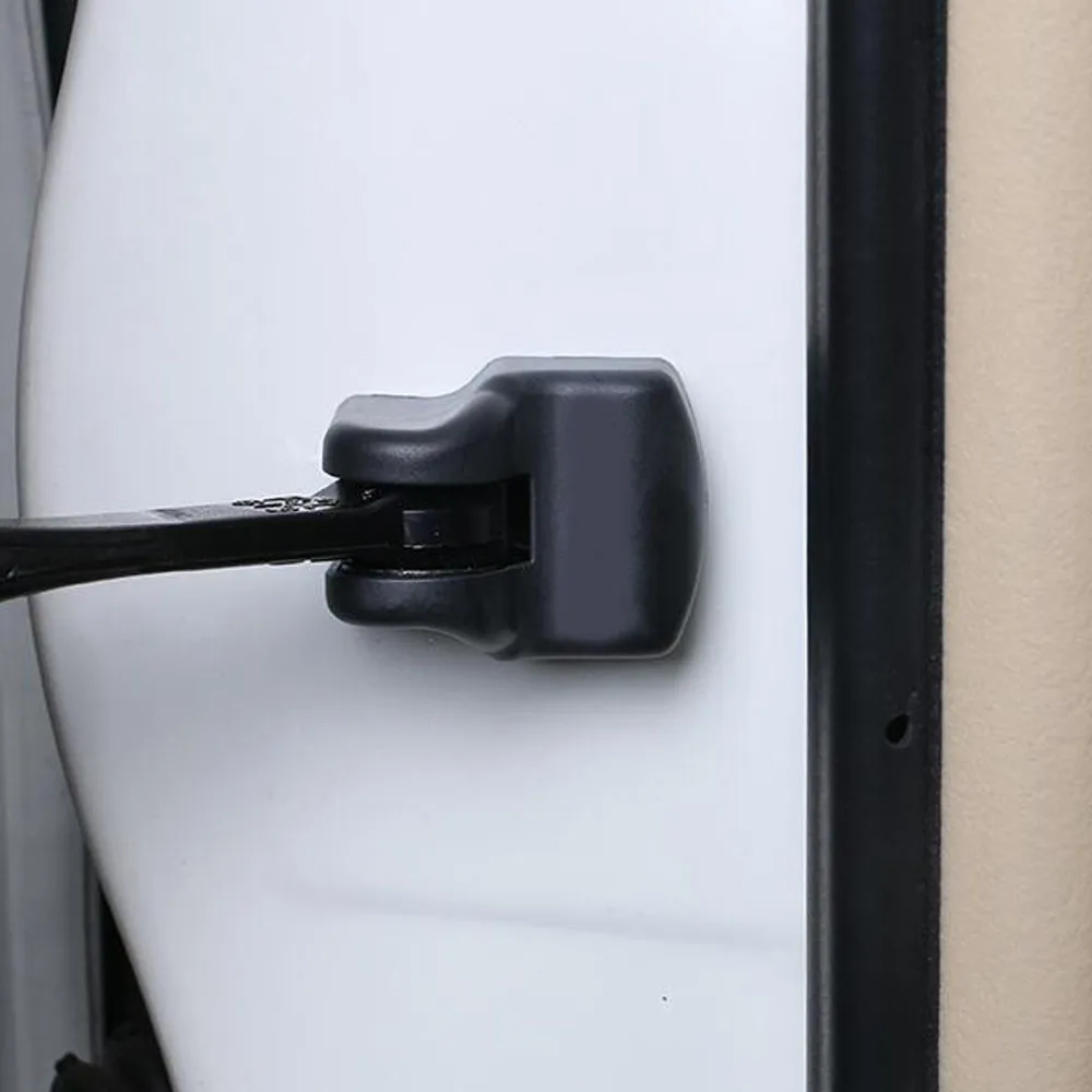 Door Lock Limiting Stopper Cover For Lexus NX 200 200t 300h 2015 2016 2017 2018 2019 2020 2021 Plastic Key Keys Accessories 4Pcs