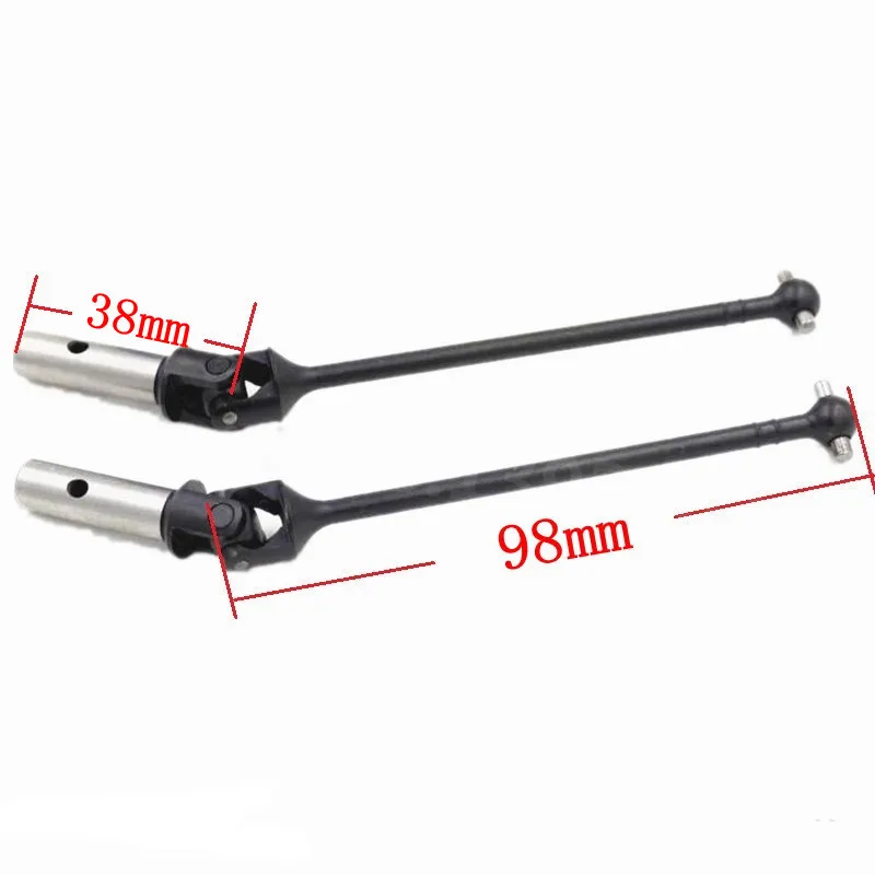 2Pieces HOBAO 8SC/STAR E H9 Upgrade Parts 89028 Aluminium Universal Joint CVD For 1/8 RC Car Remote Control Toys 94015 CNC