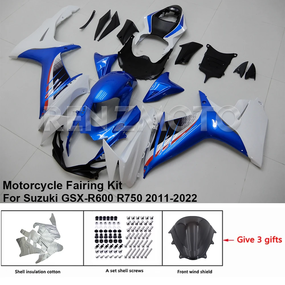 

Комплект для кузова мотоцикла, обтекатель для Suzuki GSX-R600 R750 2011-2022, высококачественный корпус из АБС-пластика