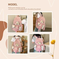 New Cute Nylon Backpack Suitable for Young Girls, Female Students, and Ladies, Multi-Pocket Student Backpack 5