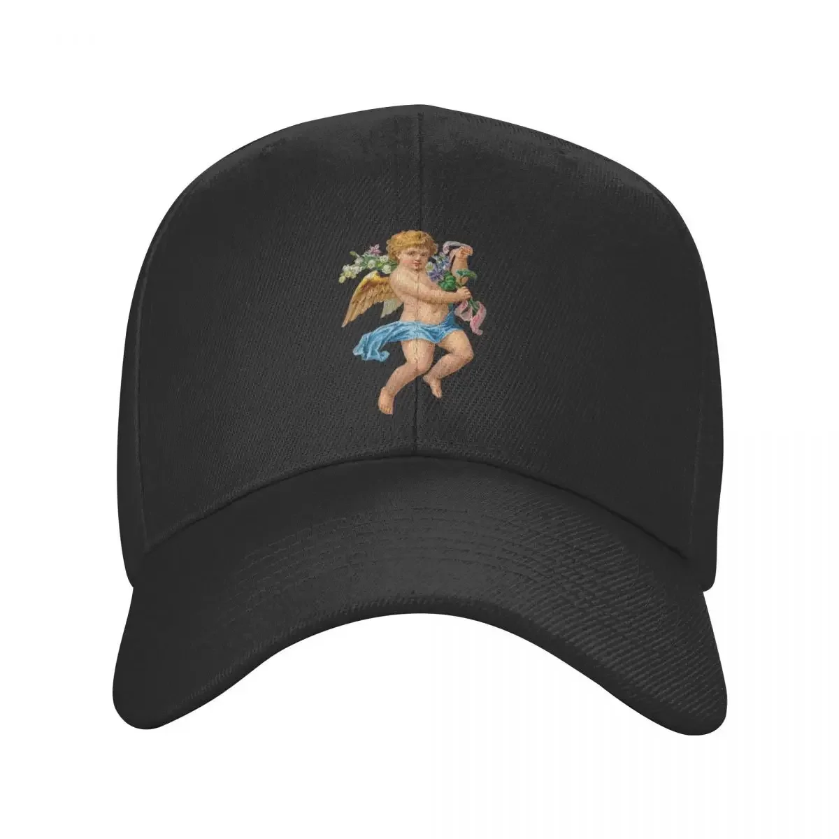 Classic Aesthetic Renaissance Angels Trucker Hat Women Men Personalized Adjustable Adult Vintage Cherub Art Baseball Cap Outdoor