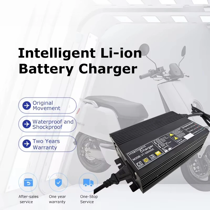 25A 12A 10A 72V 36V 48V 24V AC Portable 600W Lithium Ion Battery Charger for Electric Scooter Tricycle Bicycle Golf Cart Adapter