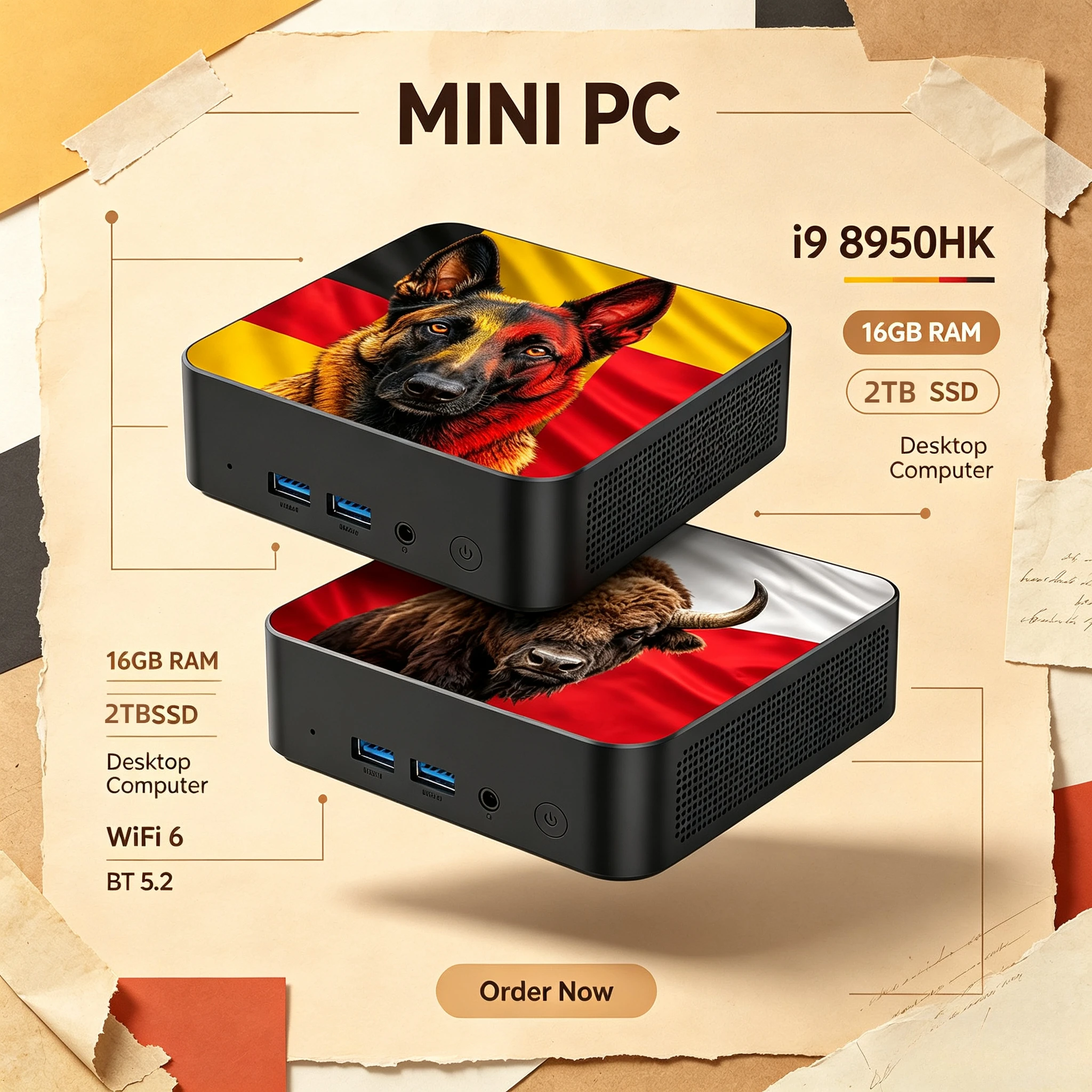 Pc Gaming Usa - Mini PC Intel Core i9 8950HK