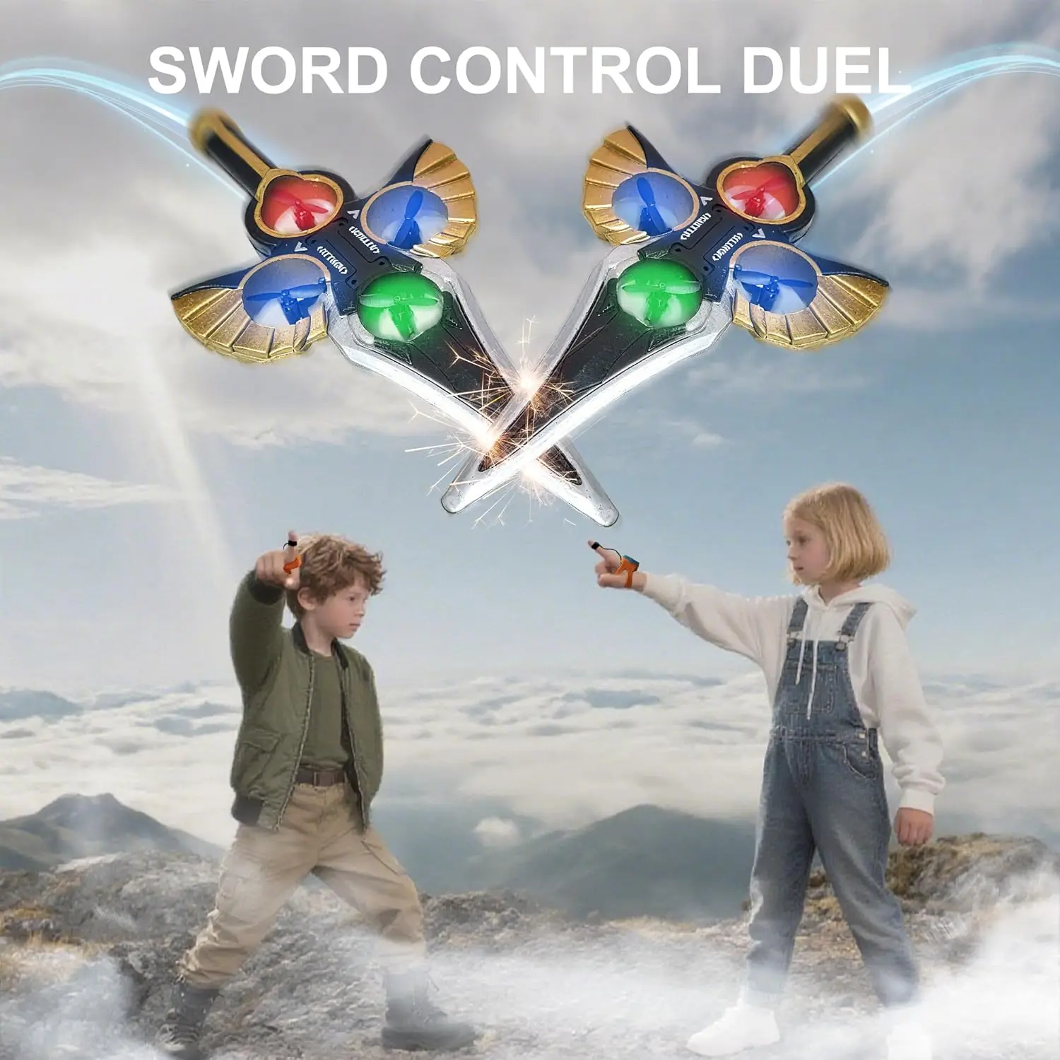 

Flying Sword RC Airplane, Gesture Control Airplanes for Kids Adults 8-16, Remote Control Planes with Light