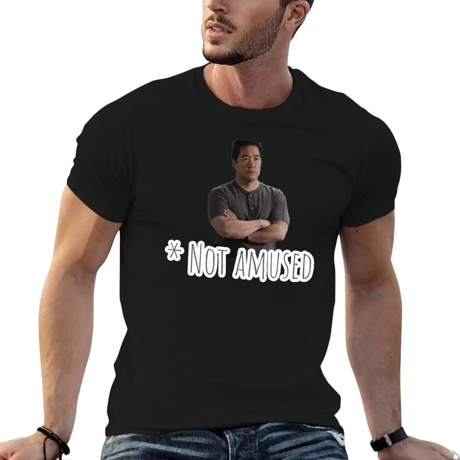 

Kimball Cho is not amused T-Shirt man t shirt luxury t shirt for man 100 percent cotton T-Shirt