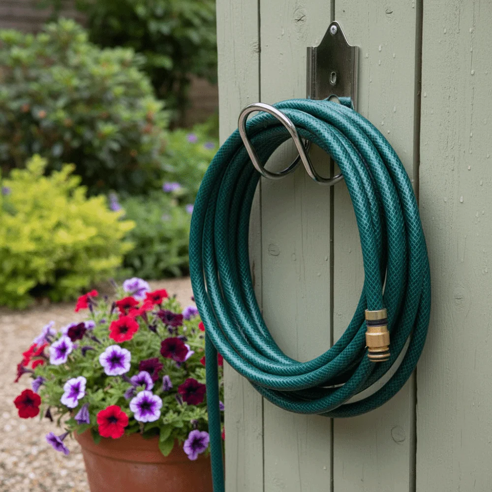 

Utility Holder Wall Mount Design Garden Hose Holder Heavy Duty Construction Mounting System Wall Mount Hose Hanger Garden Use