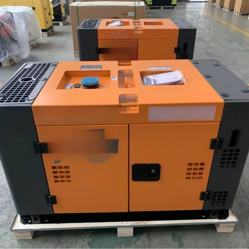 Diesel generator single three equal power output dual voltage standby