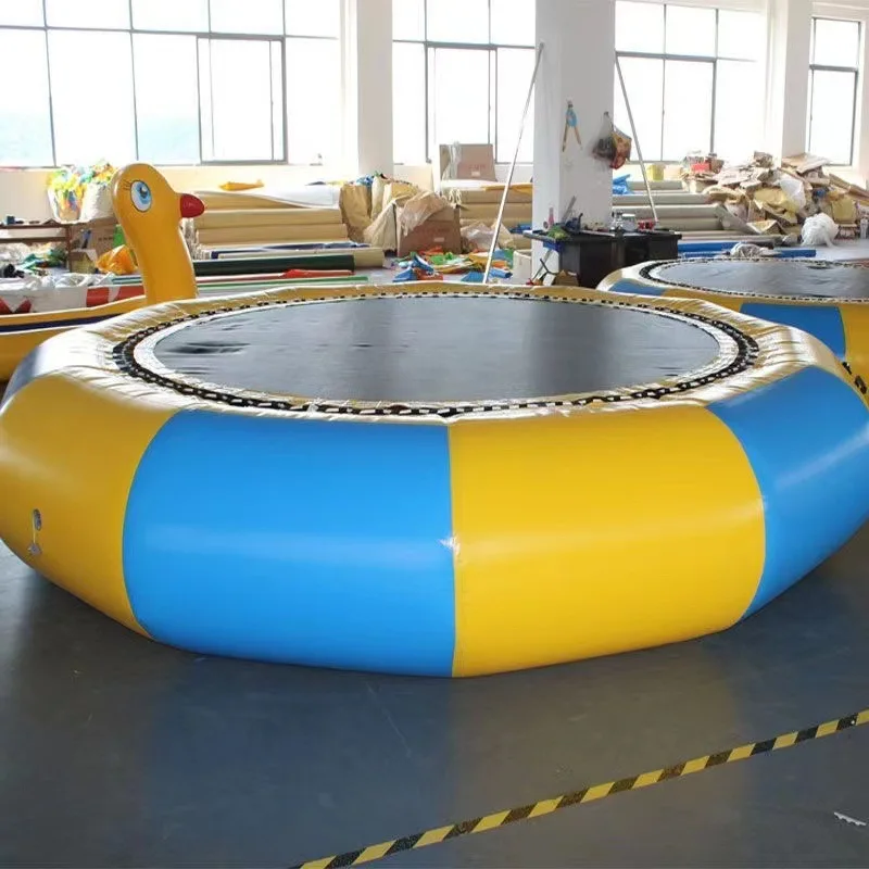 Water Park Equipment Adult Swimming Pool Inflatable Trampoline Ocean Ball Pool Toys Thickened Stretch Trampoline