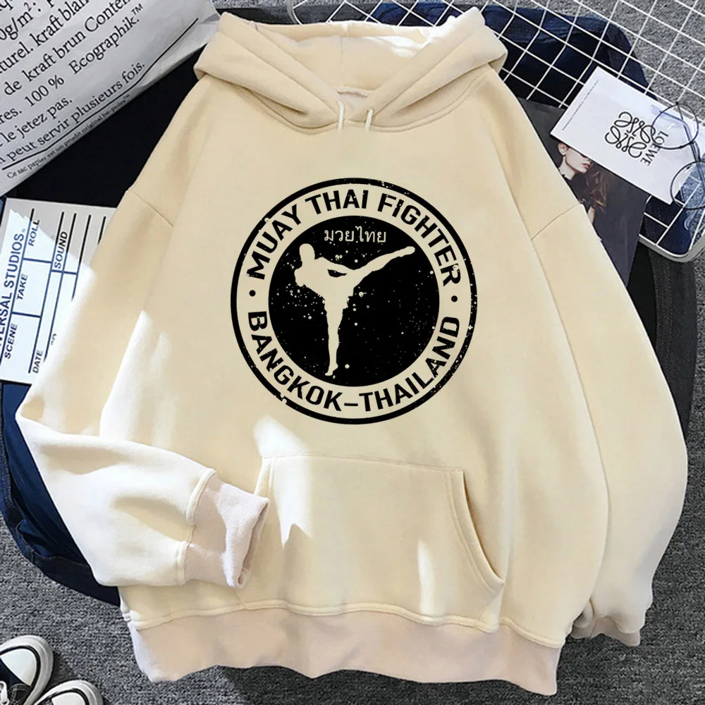 

Muay Thai hoodies women y2k aesthetic streetwear funny hoddies pulls female Winter Hood