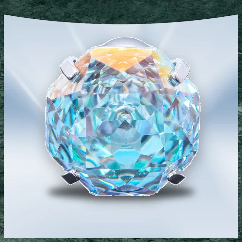 

Hot Sell Cubic Zirconia Special Rose Cut Mint Manbo Color Gemstone Bead Wholesale and Retail for Top Diy 4 Prong Tragus Earrings