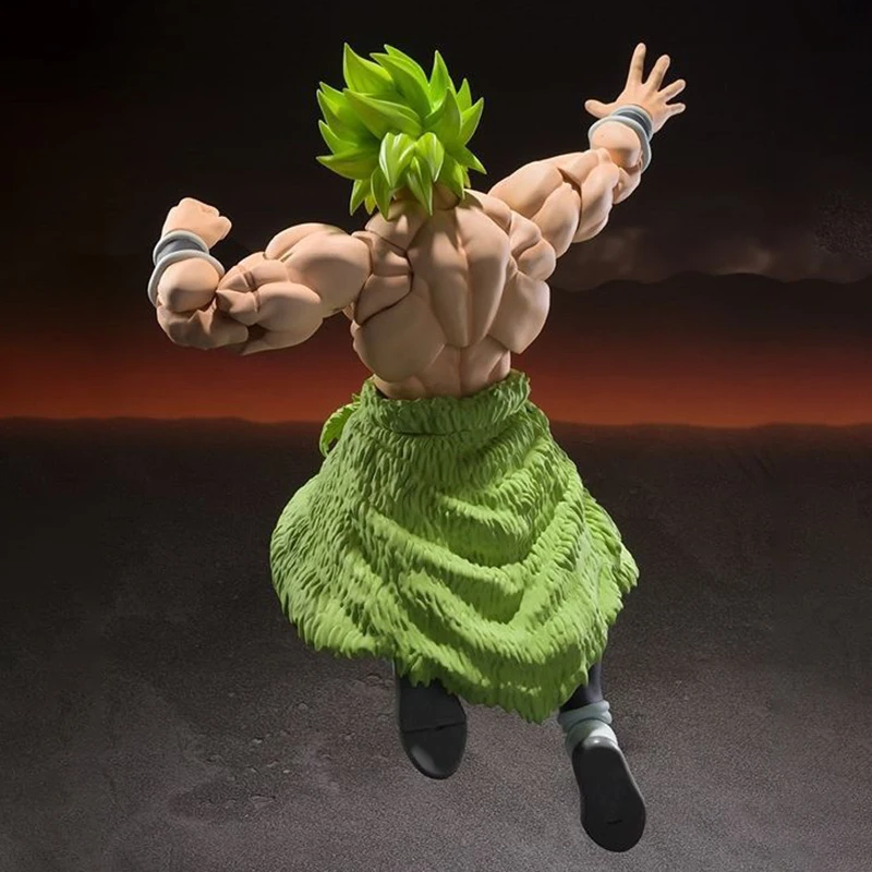 Anime SHF Dragon Ball Z Figures Broly Action Figure PVC Collection Doll Saiyan Vegeta Son Gohan Trunks Figurine Model Toys Gifts