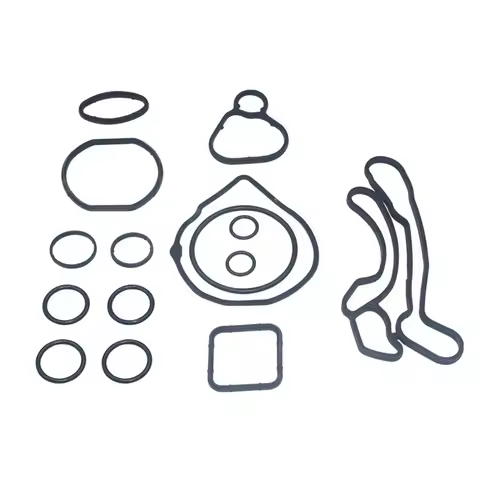 2724577 For Chevrolet Cruze Sonic Trax Astra Vectra Zafira Cooling System Seal Oil Cooler Gasket,Oil Radiator Pad,10PCS Parts