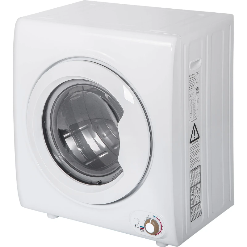 2.65 Cu.Ft Compact Laundry Dryer, 9 LBS Capacity Compact Tumble Dryer with 1400W Drying Power, Easy Control Clothes Dryer