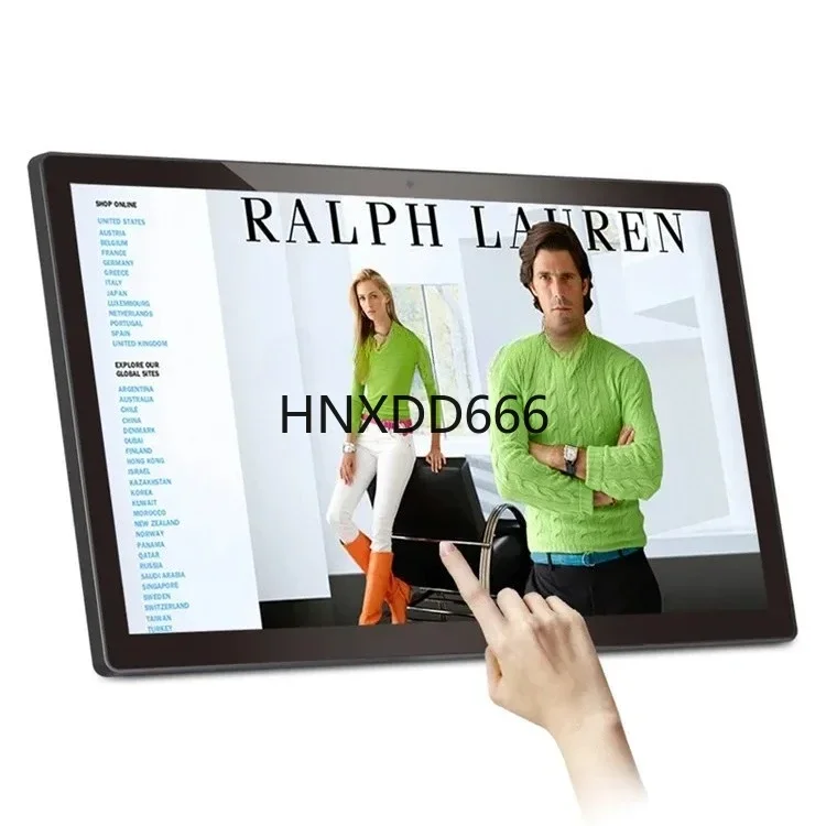 21.5 Inch Wall-mounted Ultra-slim Digital Signage Tablet LCD Panel Android11 2+16GB Touch Screen Display for Advertising Publish