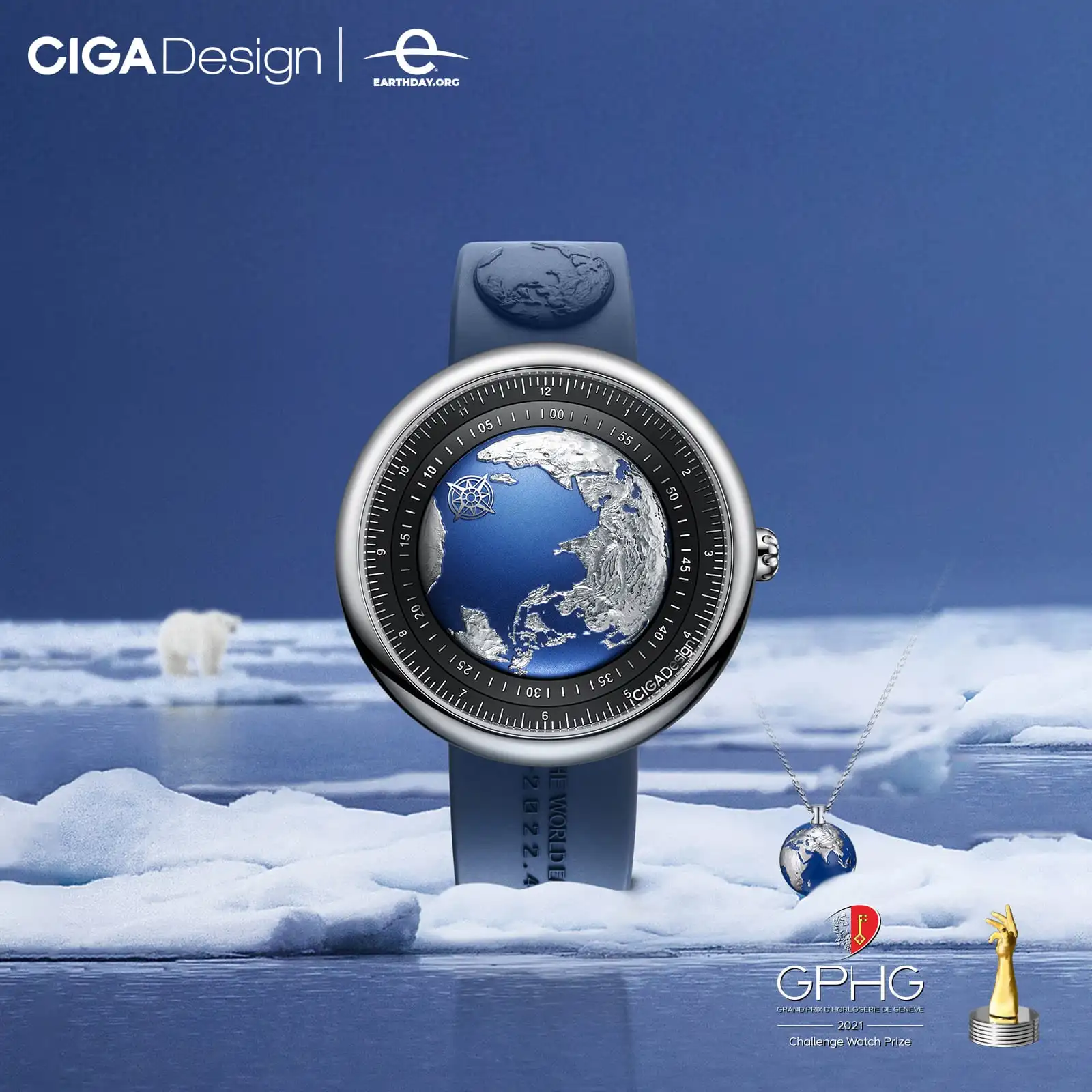 

Мужские автоматические часы CIGA Design Blue Planet Earthday Edition, роскошные модные титановые механические часы, мужские наручные часы