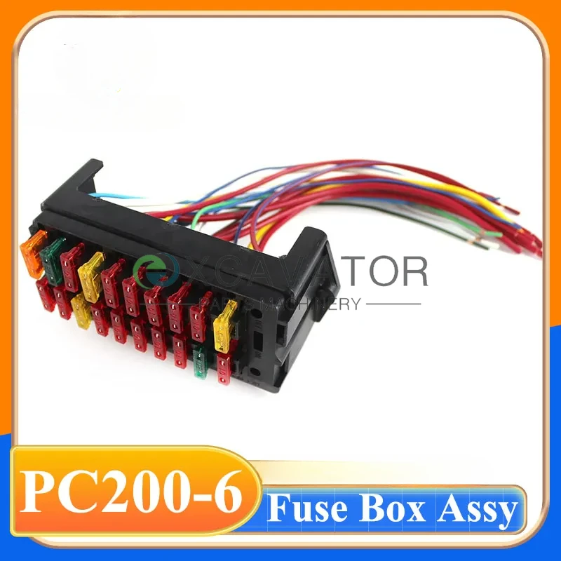 

PC120-6 PC200-6 PC210-6 Блок предохранителей в сборе для экскаватора PC200-6/220-6/120-6 Блок предохранителей в сборе