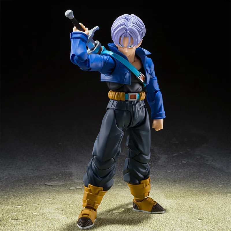 Bandai Super Saiyan Trunks The Boy From The Future Dragon Ball Z shf Anime Action Figure Toy Ornament Collectible
