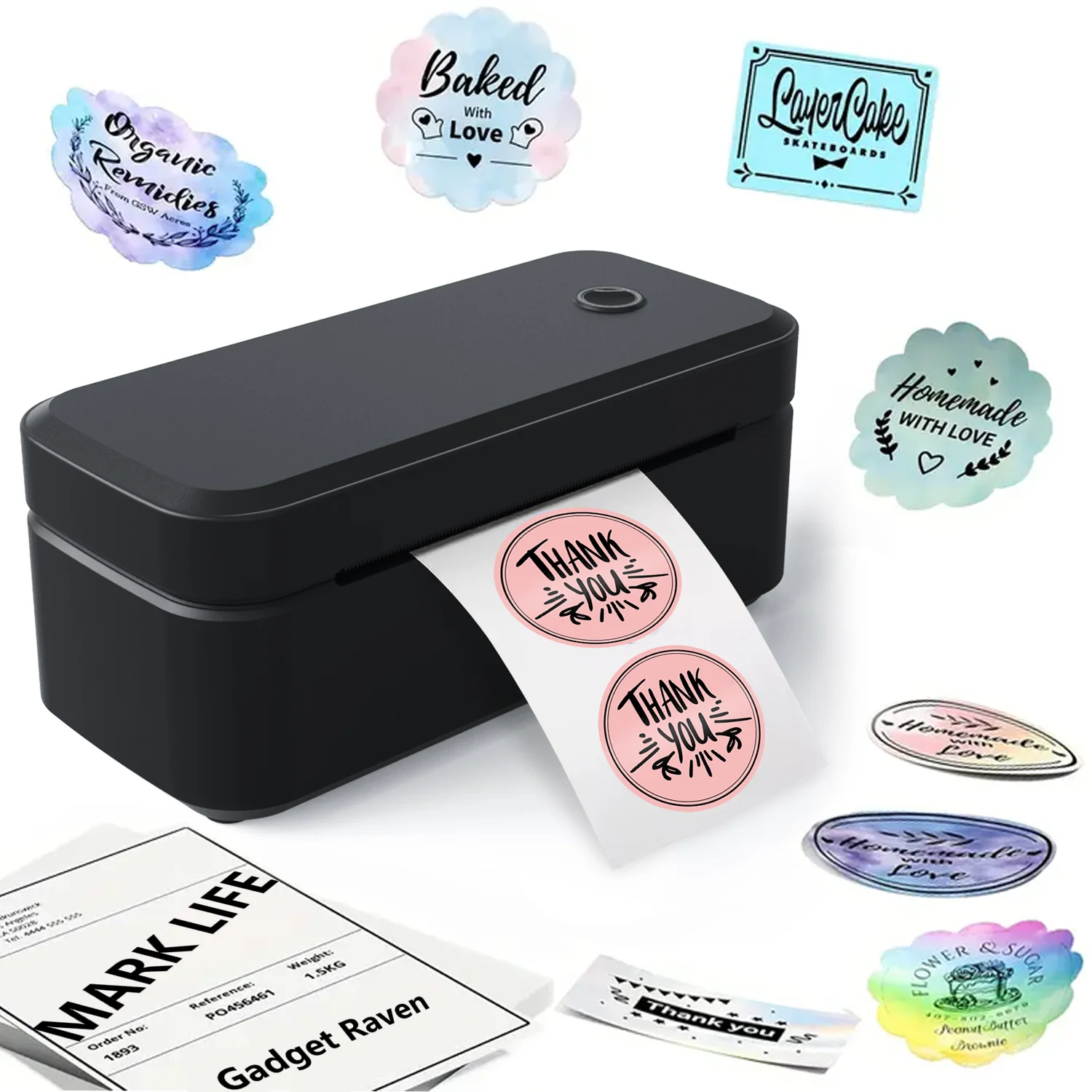 MarkLife Thermal Label Printer Wireless 4x6 Shipping Label Printers for Small Business for Shipping Packages