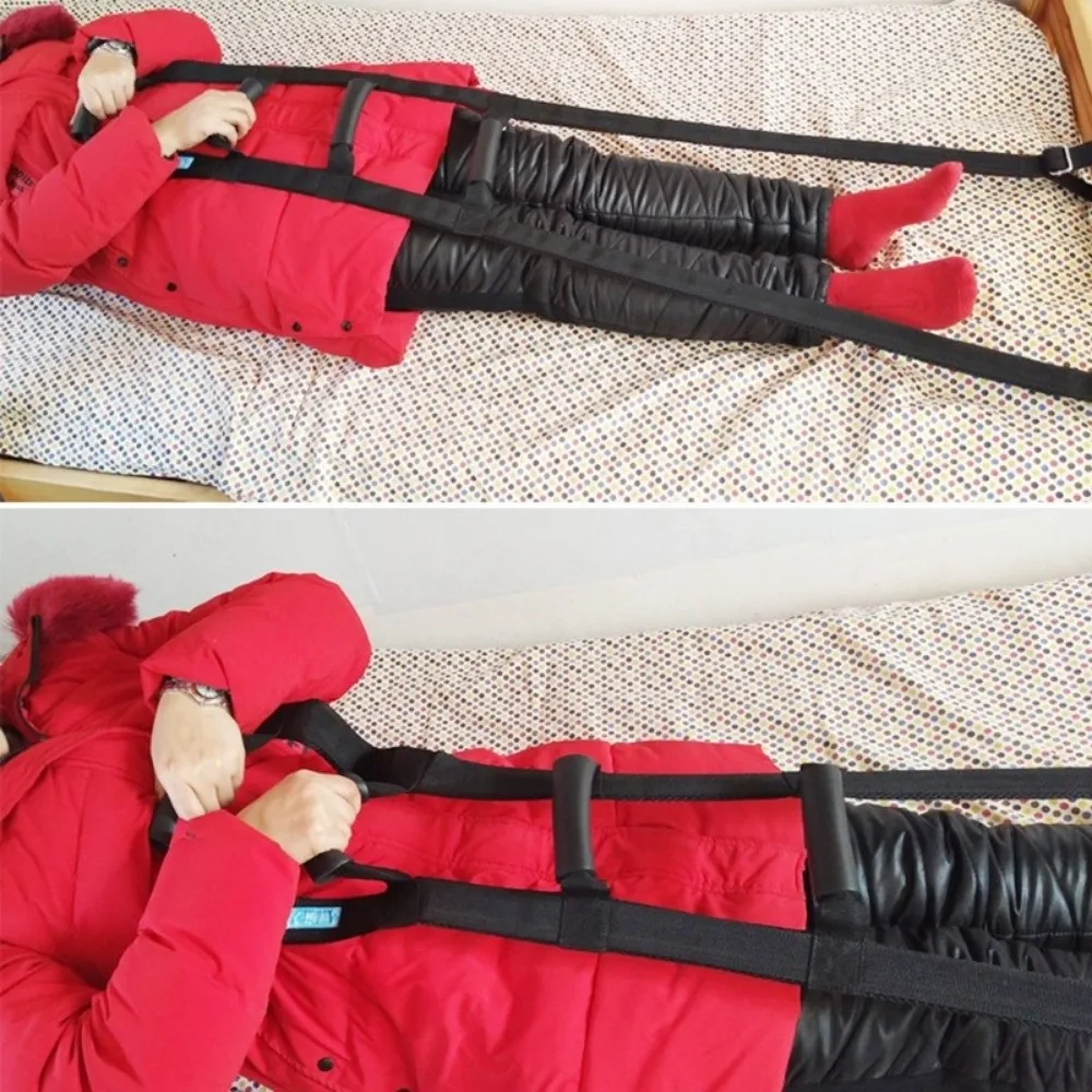 Adjustable Length Get Up Aid 3/4/6 Handrails Rope Ladder Bed Ladder Assist Assist Strap Lift Device Pull Up Helper Bed Mobility