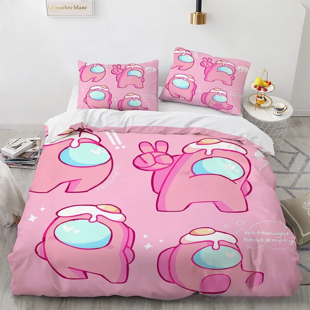 3D Print Aliens Game Duvet Cover Set King Queen Double Full Twin Single Size Bed Linen Set