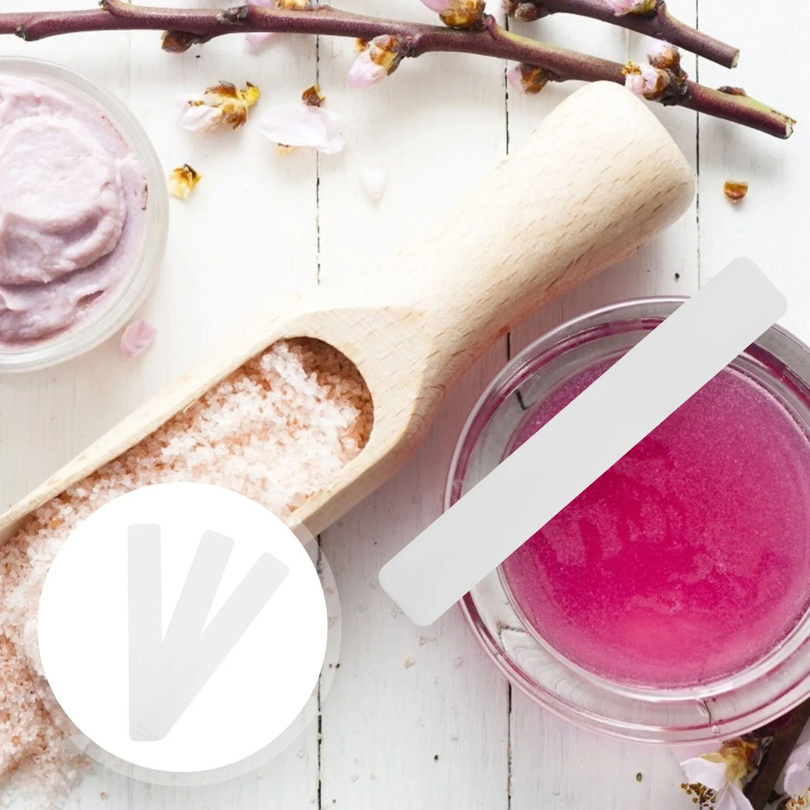 50 Espátulas para Mascarillas Faciales, Raspadores Suaves para Cremas y Lodos, Cucharas Lisas, Herramientas de Belleza para Lociones, Bases, Champús y Acondicionadores