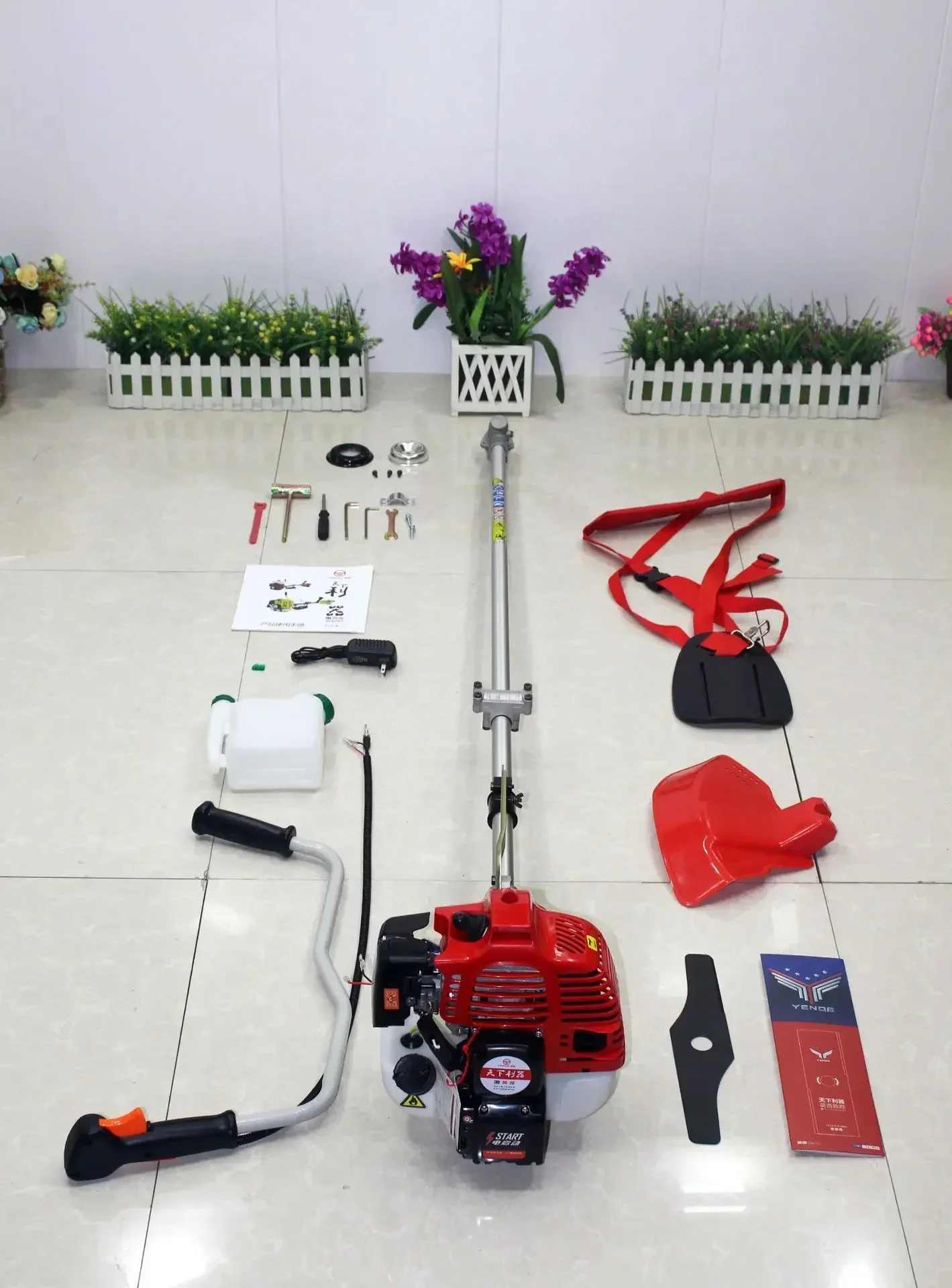 

40-5/140 4 Stroke Lawn Mower Household Multi-Function Brush Cutter Agricultural Petrol Grass Trimmer Gardening Tools fa