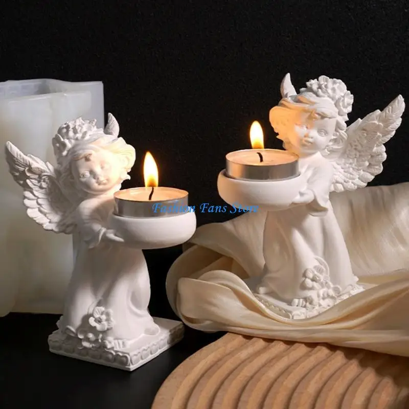 

Ангельская статуэтка проектирует прочный силиконовый аксессуар для кондитерского искусства.