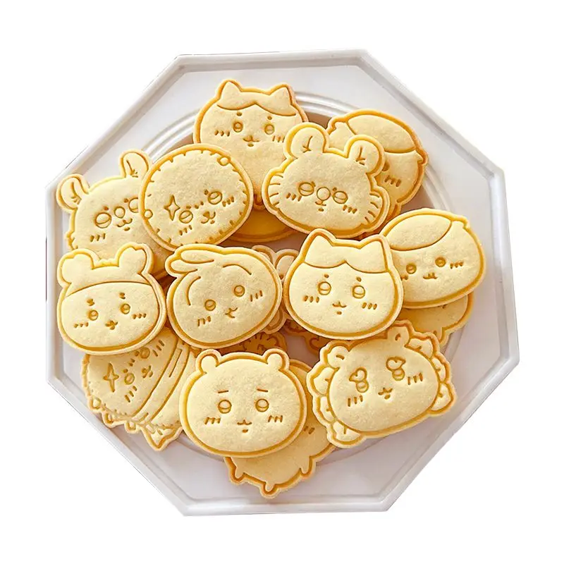Kawaii Chiikawa Usagi Cake Cookie Cutter Set Kawaii Hachiware Diy 3D Baking Mould Baking Pastry Tools Kitchen Accessories Gifts view 6