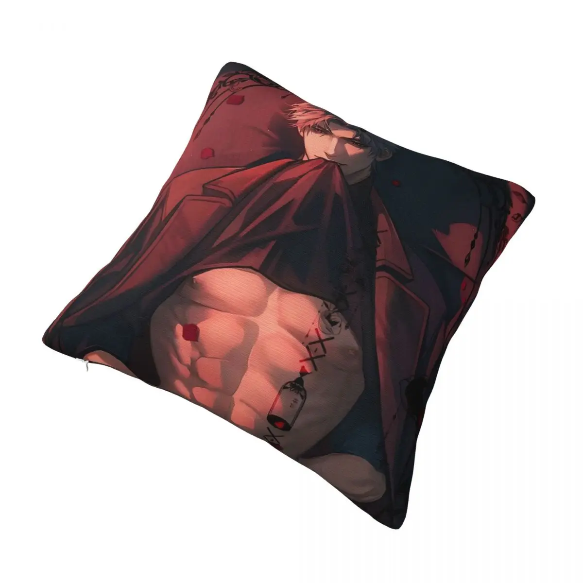 لعبة الحب والمساحة العميقة غطاء وسادة مربع كيس وسادة غطاء الوسادة Kawaii الرسم سادات لحفل زفاف ديكور المنزل #3