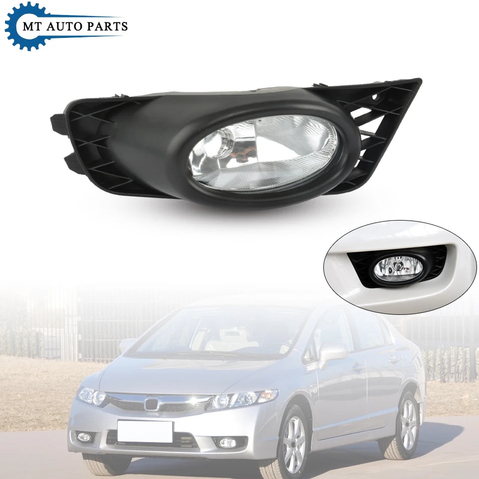 MTAP parachoques delantero luz antiniebla lámpara reflectora antiniebla para HONDA CIVIC FA1 2009 2010 2011 33950-SNA-H51 33900-SNA-H51