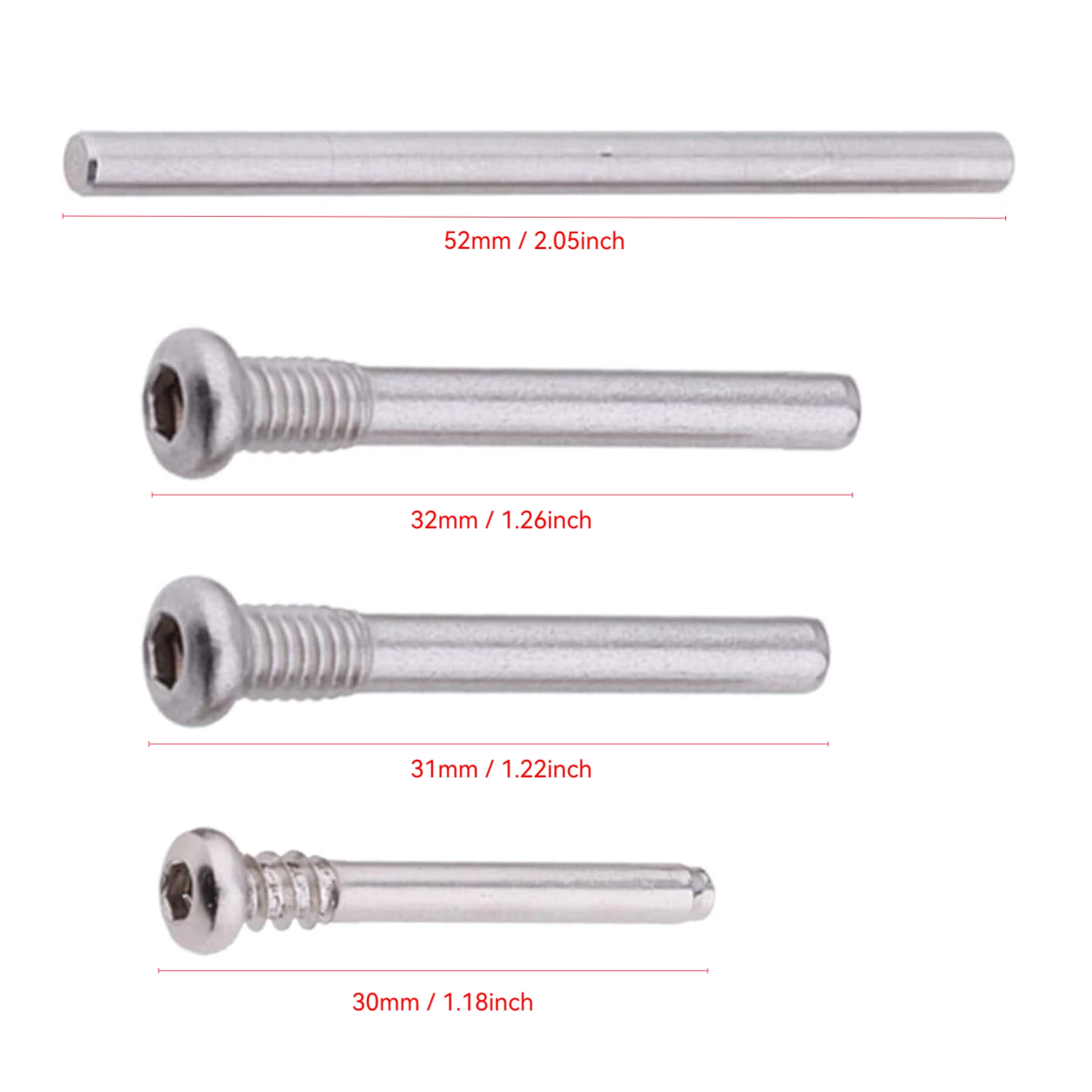 HobbyPark Complete Suspension Pin Set Screw Pins for 1/10 Traxxas Slash 4x4 Short Course Truck 6834 Replacement 12-Pack