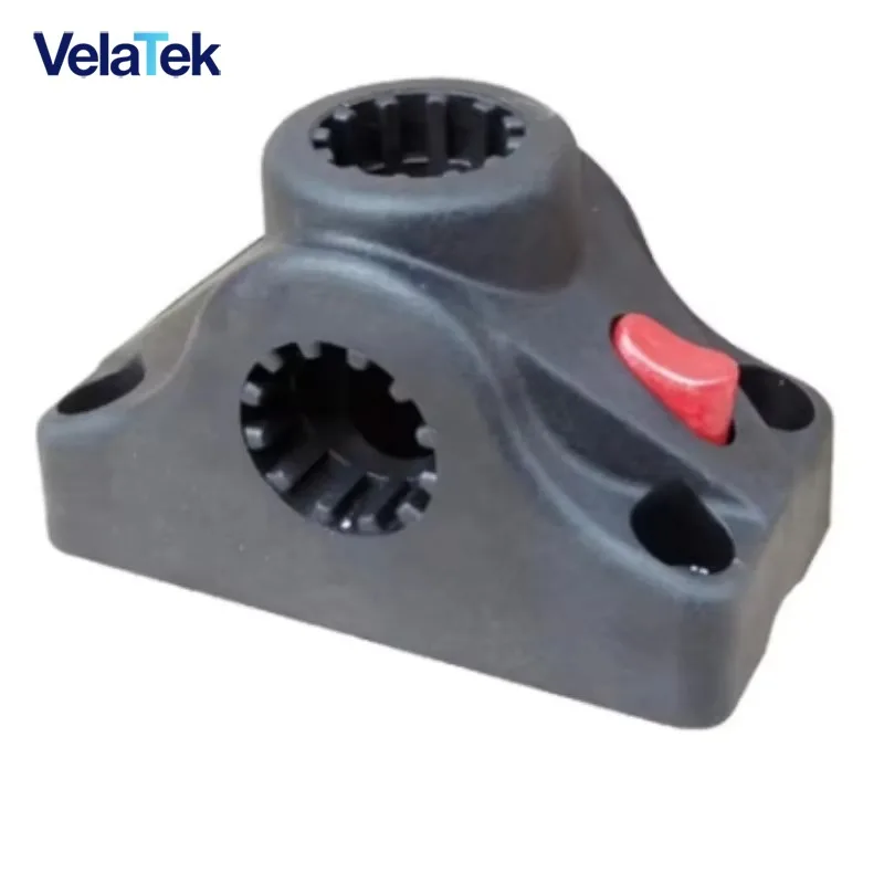 Kayak Fishing Rod Holder, 360° Rotatable Pole Mount Base, Locking Combination Mounting Bracket for Dinghy Raft