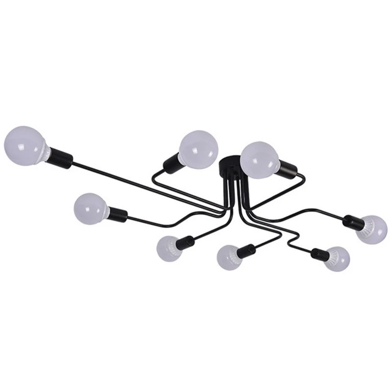 Modern Simple Iron Ceiling Light Living Room Study Bedroom Restaurant Clothing Store Decoration Fixtures