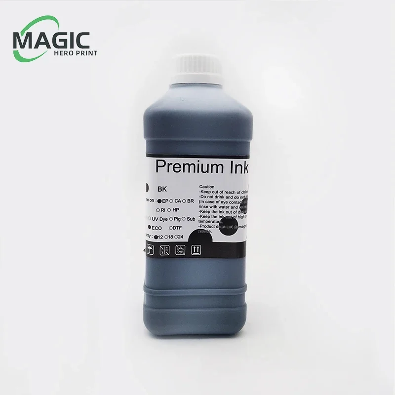 Magic NEW 1000ML Eco-Solvent Ink For Epson DX4 DX5 DX6 DX7 DX10 XP600 Printhead for Mimaki JV33 CJV300 JV5 CJV150 CJV160