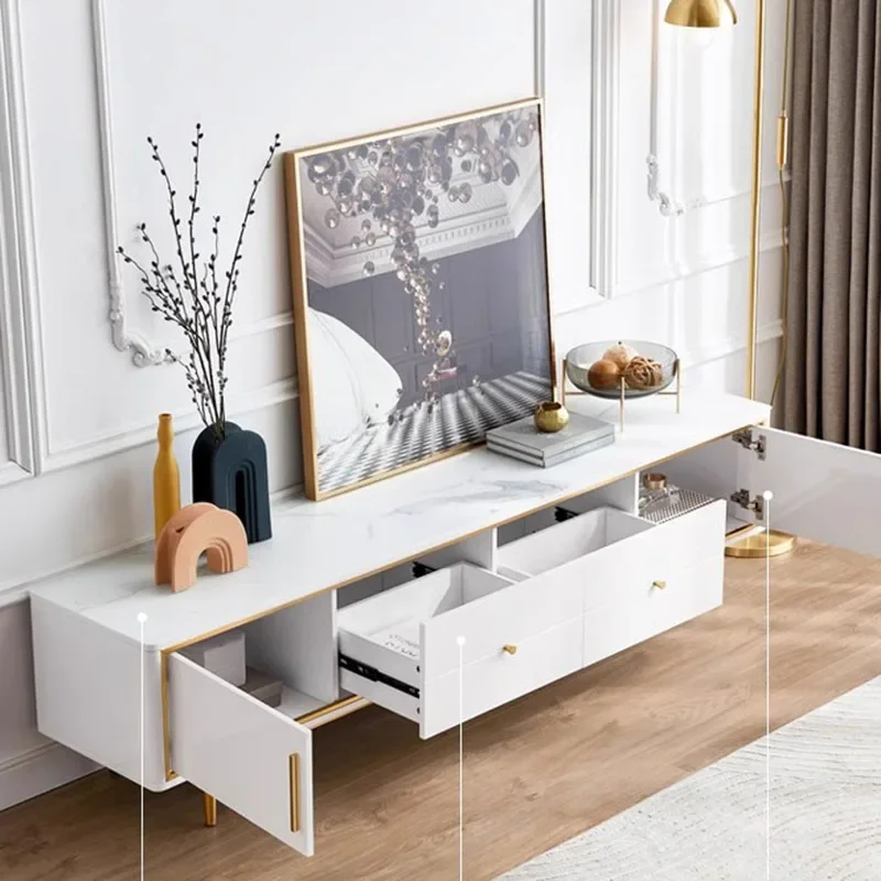 

Console Table Rattan Furniture Wall Tv Cabinet Modern Design Vintage Stand mueble para tv Farmhouse Salon mueble para tv